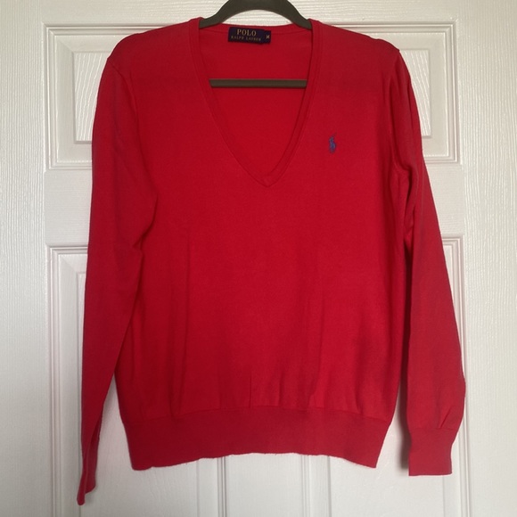 Ralph Lauren V-Neck Sweater    Size M - Picture 3 of 5
